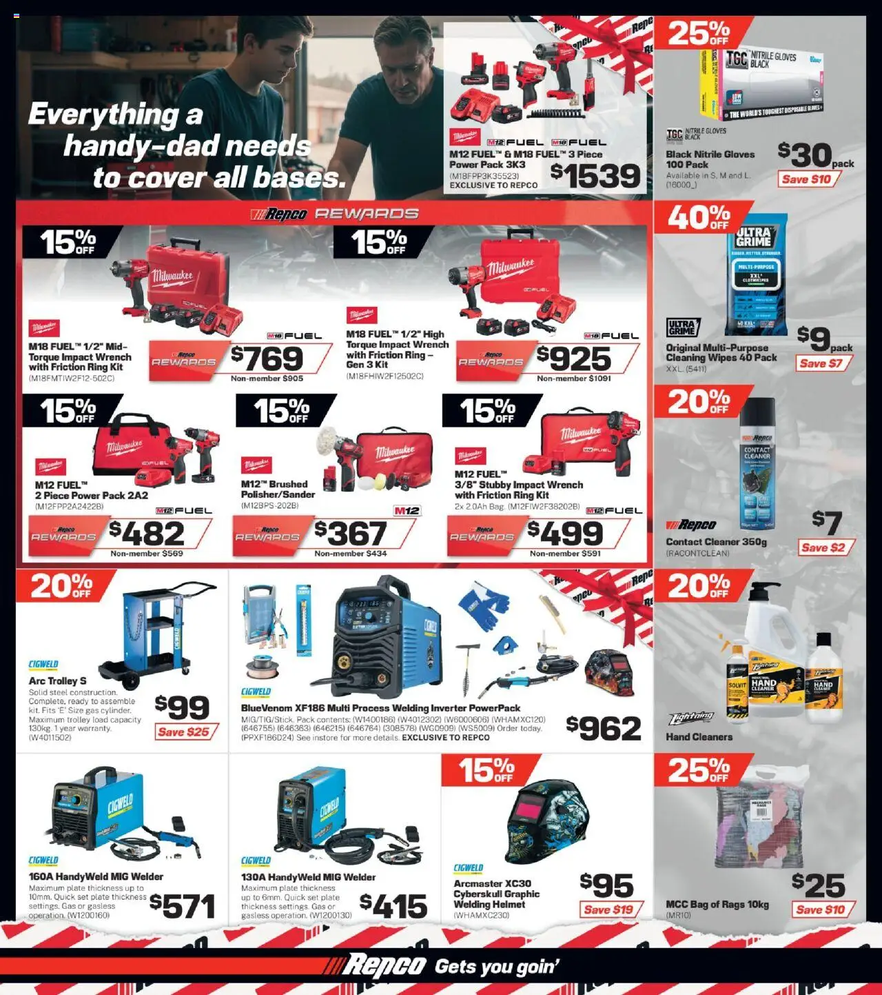 Repco catalogue - valid from 27.08.2025 | Page: 6 | Products: Cleaner, Trolley, Bag, Multipurpose