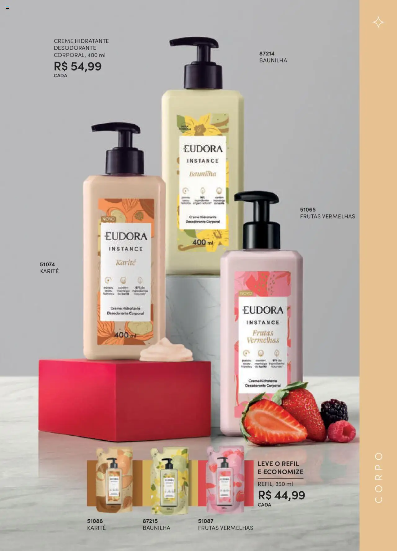 Eudora Folheto - válido de 08.09.2025 | Página: 5 | Produtos: Desodorante, Creme