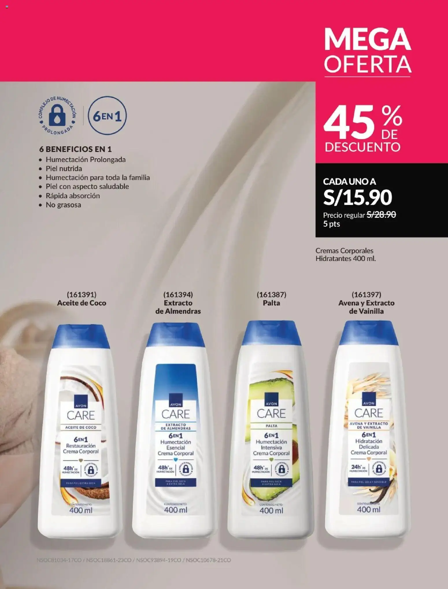 Catálogo Avon válido desde 15.11.2025 | Página: 151 | Productos: Aceite, Crema, Avena, Almendras