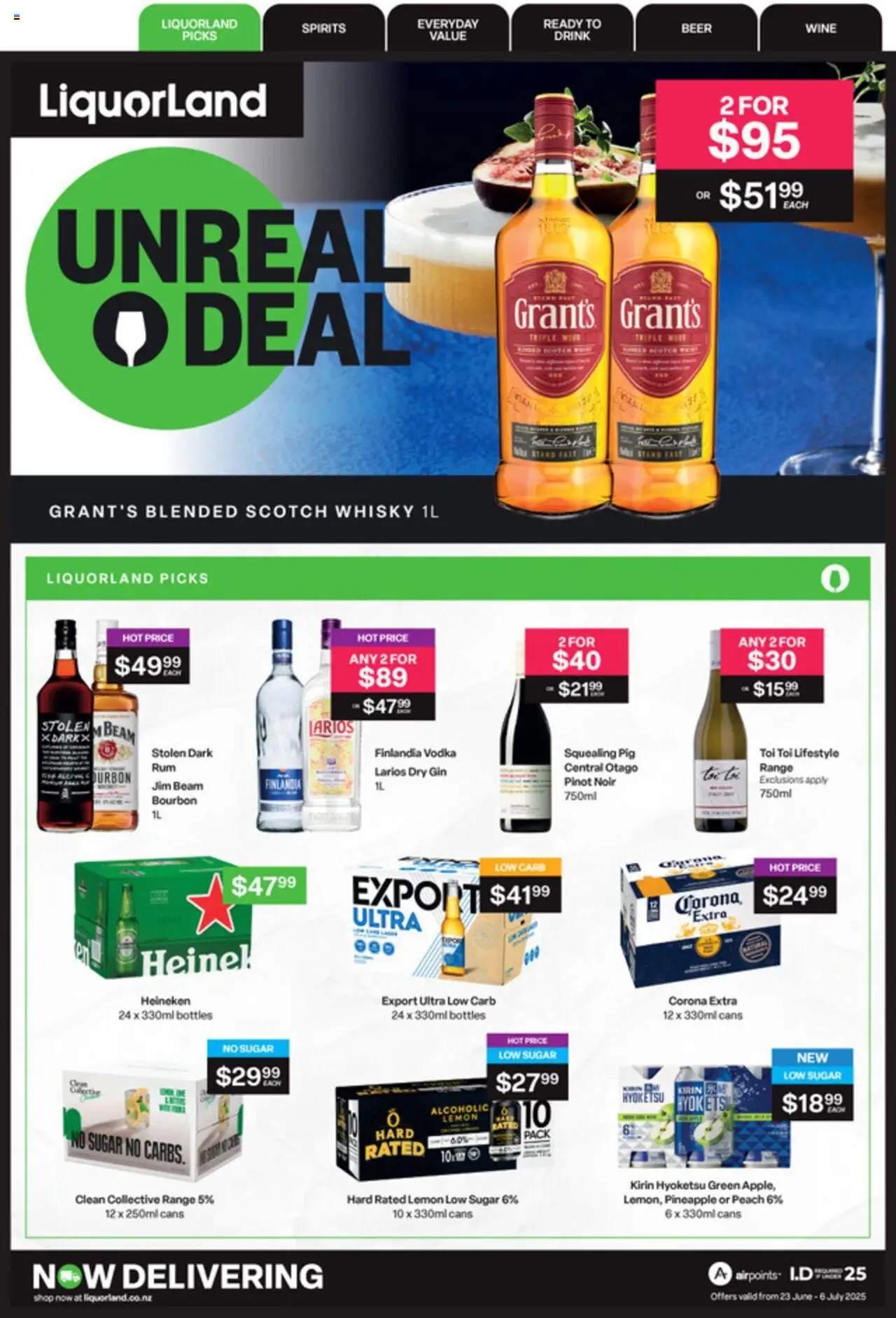Liquorland catalogue from 23.06.2025 | Page: 1
