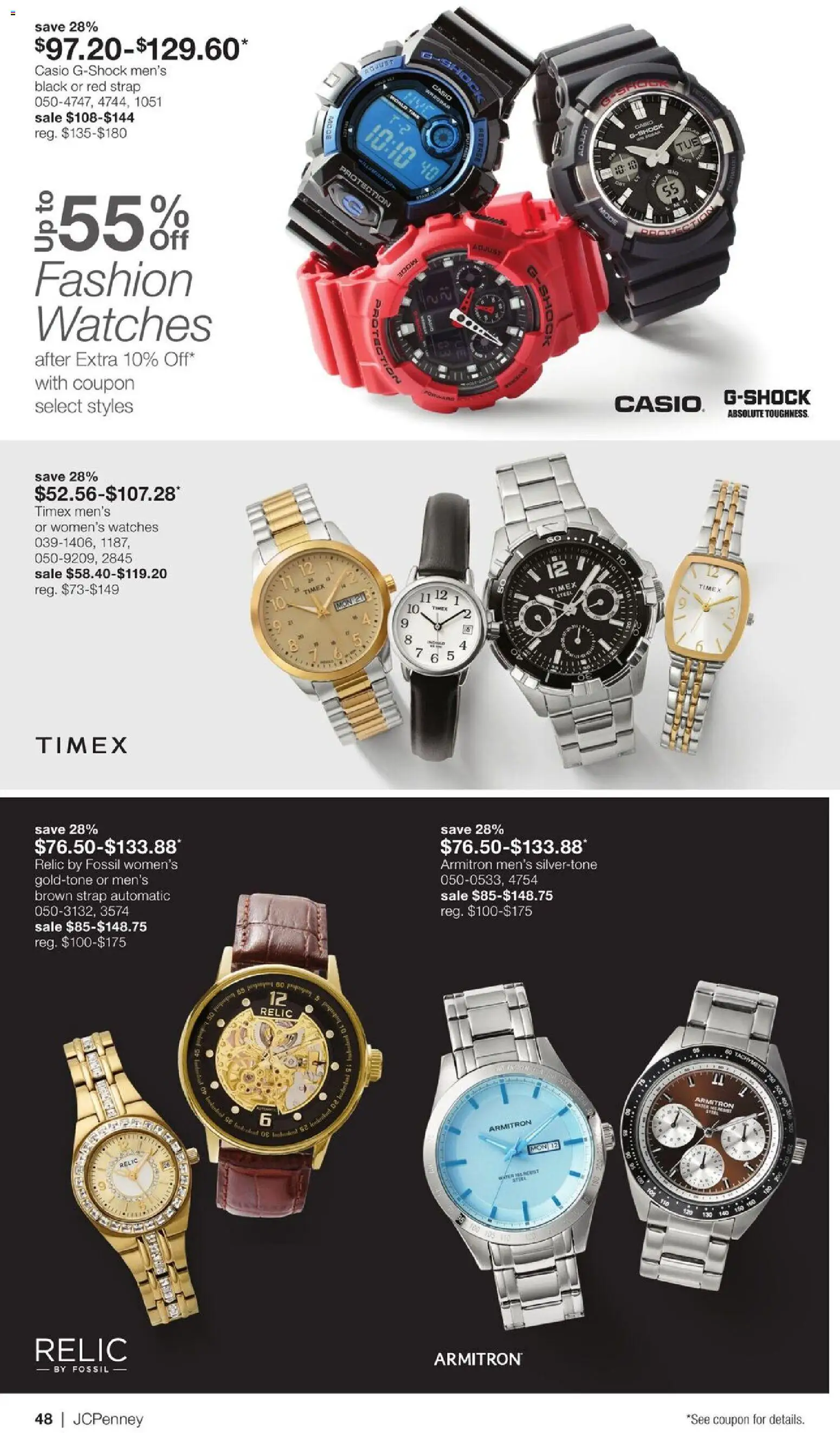 JCPenney Jewelry Sale - valid from 12.03.2026 | Page: 47 | Products: Watches
