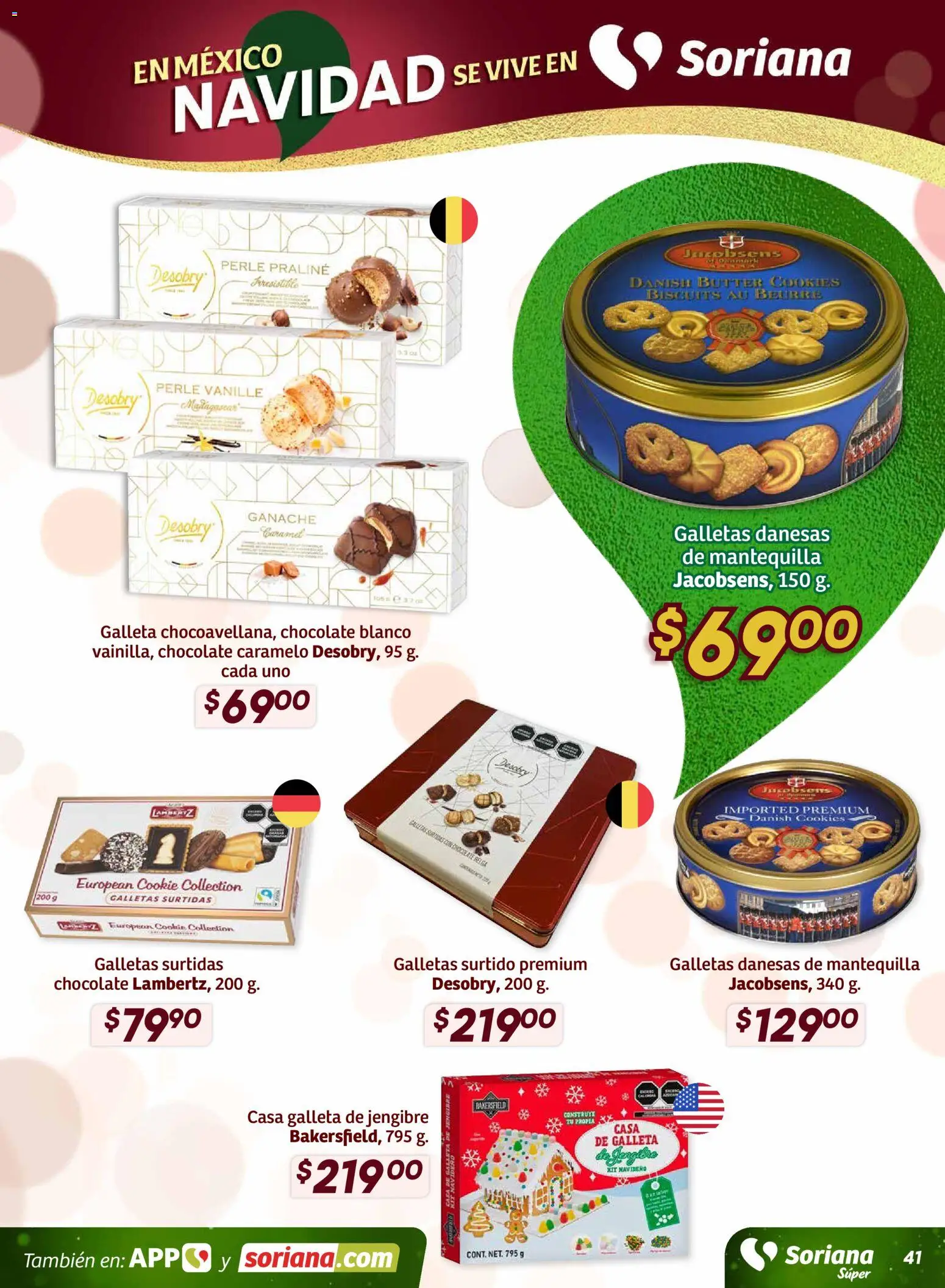 Nuevas ofertas de Soriana válidas en toda la República Mexicana desde el 27.11.2025. ¡Encuentra las mejores ofertas en Soriana - Preciazazaso Súper: Chih, Coah, Dur, NL, SLP, Tamps, Zac! | Página: 40 | Productos: Mantequilla, Chocolate, Galletas