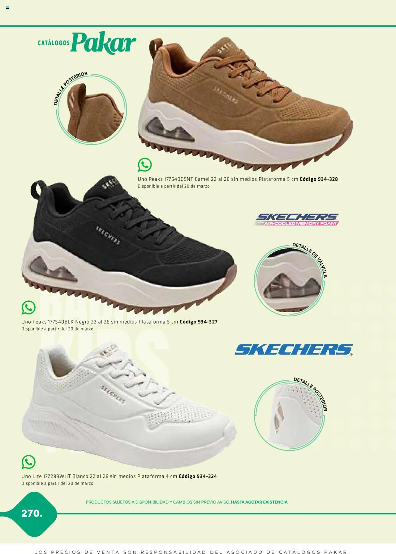 Nuevas ofertas de SC Pakar válidas en toda la República Mexicana desde el 28.02.2025. ¡Encuentra las mejores ofertas en SC Pakar catálogo Premium - Kids! | Página: 270 | Productos: Válvula