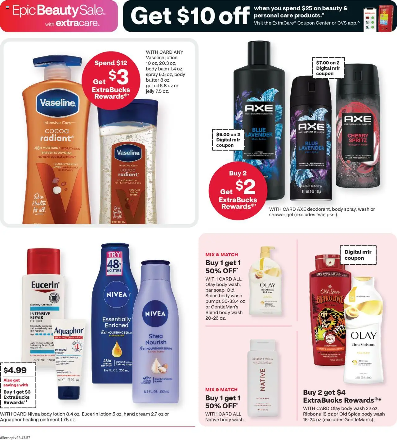 CVS Pharmacy Weekly Ad - NJ - valid from 24.08.2025 | Page: 6 | Products: Ribbons, Hand cream, Shower gel, Reuter