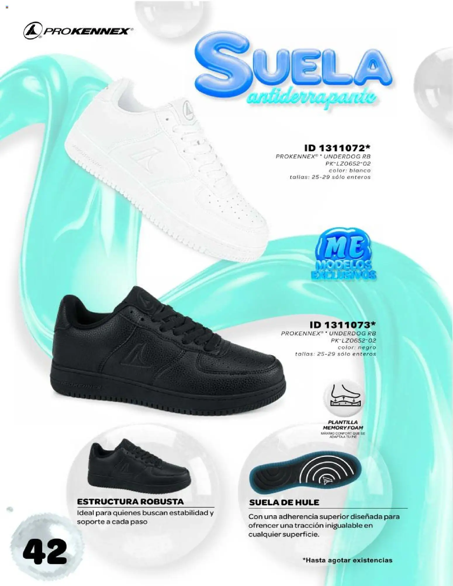 Nuevas ofertas de Price Shoes válidas en toda la República Mexicana desde el 30.03.2026. ¡Encuentra las mejores ofertas en Price Shoes catálogo Prokennex! | Página: 42