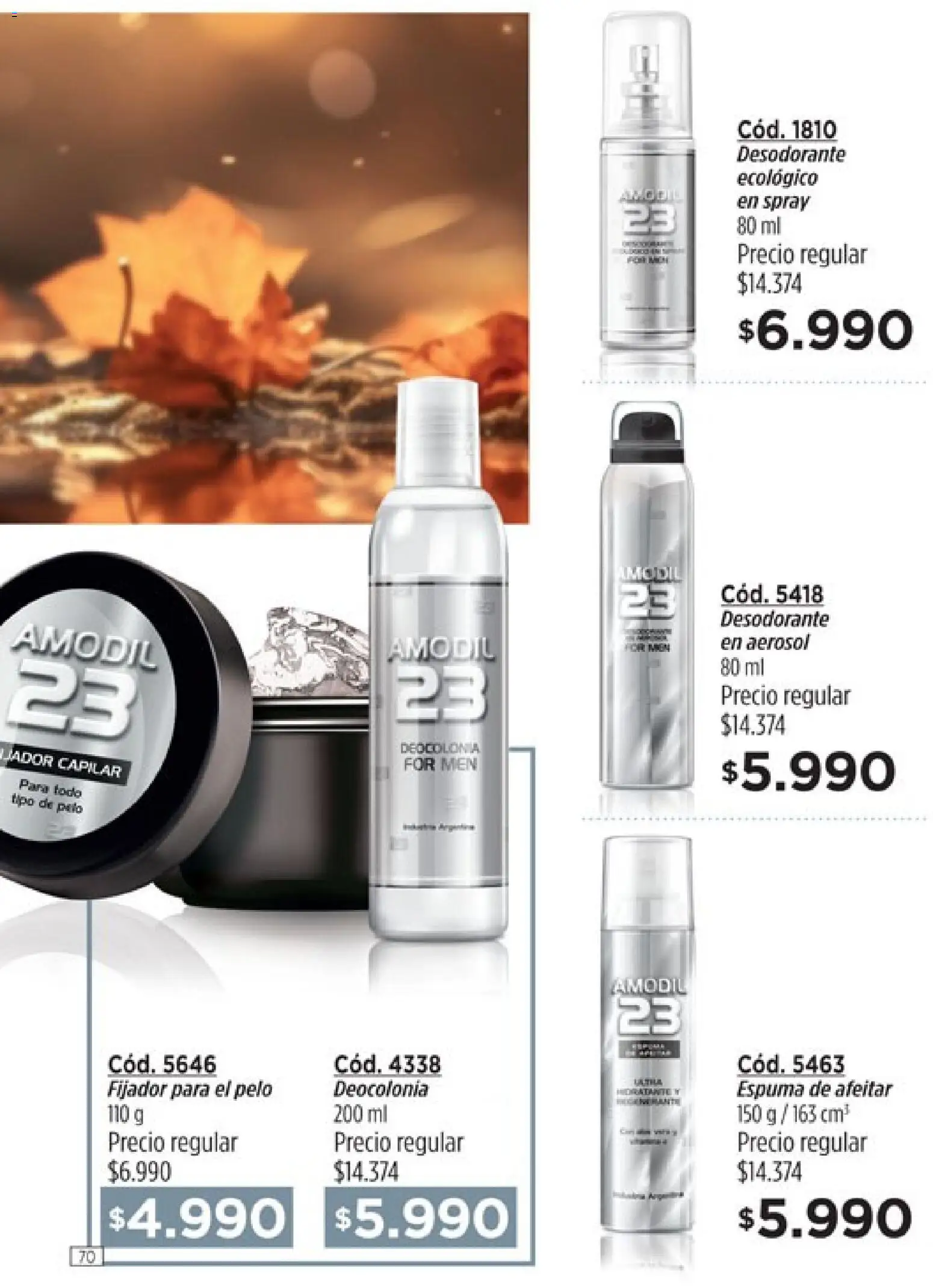 modil - Campaña 7 │ válido desde el 20.03.2026 | Página: 70 | Productos: Espuma de afeitar, Fijador, Desodorante, Espuma