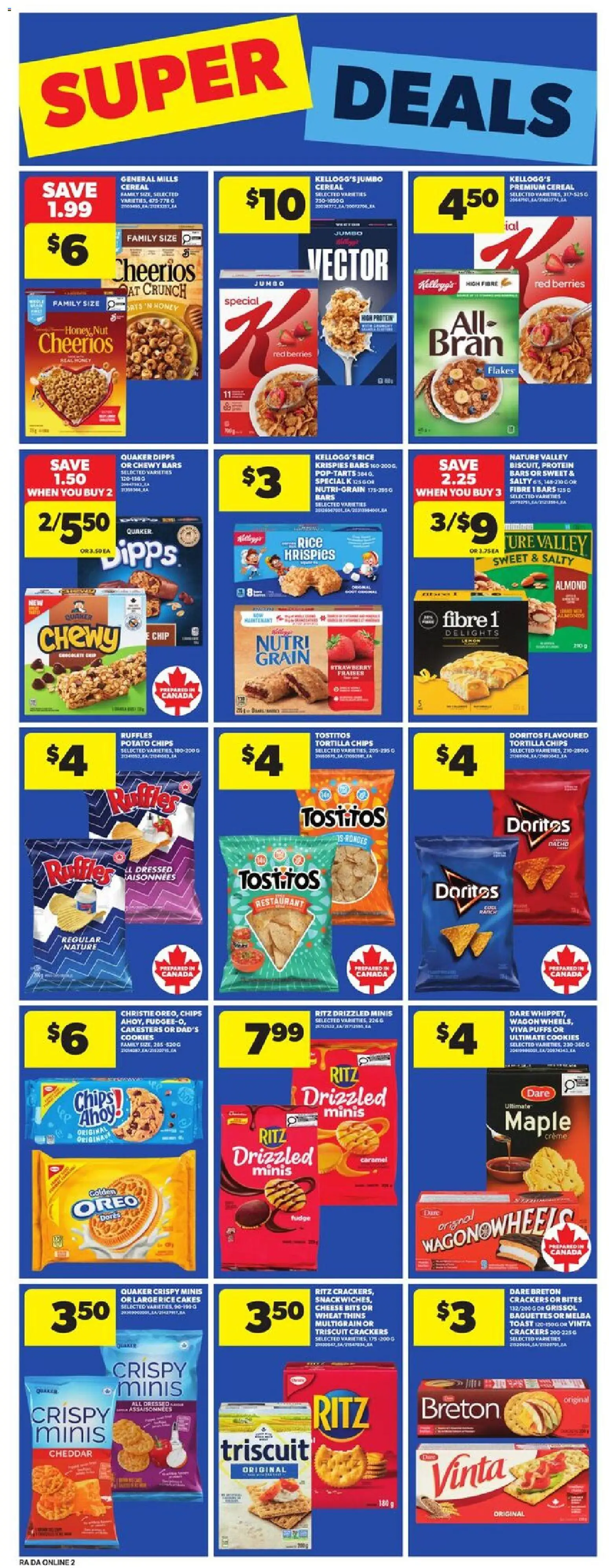Atlantic Superstore flyer valid from 19.02.2026 | Page: 13 | Products: Rice, Chips, Flakes, Cheese