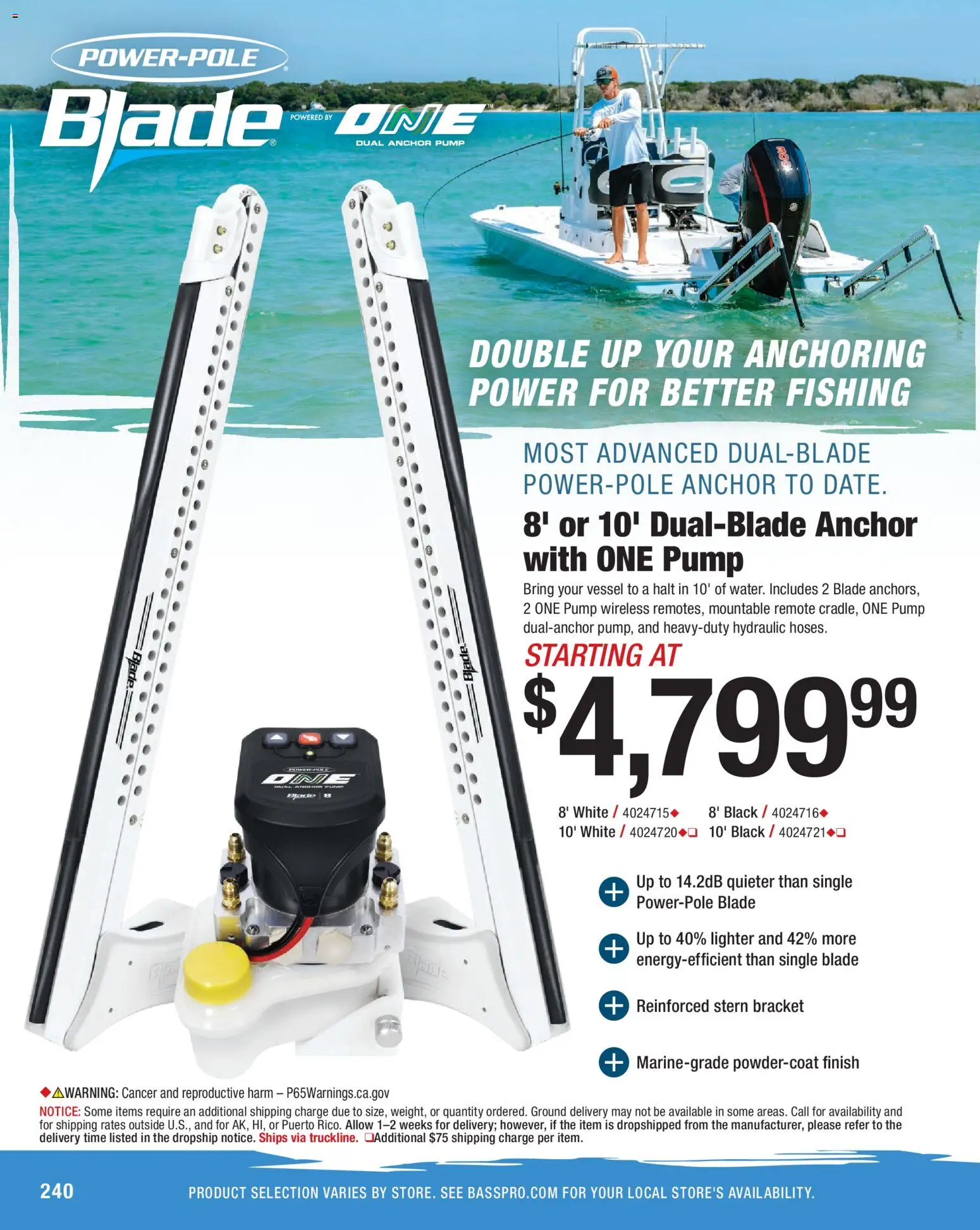 Cabela's Saltwater Specialist 26 - valid from 15.12.2025 | Page: 240 | Products: Pump, Anchor, Lighter