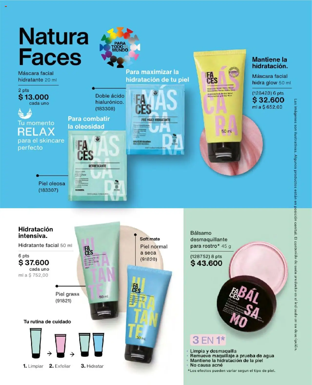 Natura revista - valida desde el 23.07.2025 | Página: 107 | Productos: Agua, Bálsamo, Maquillaje, Desmaquillante