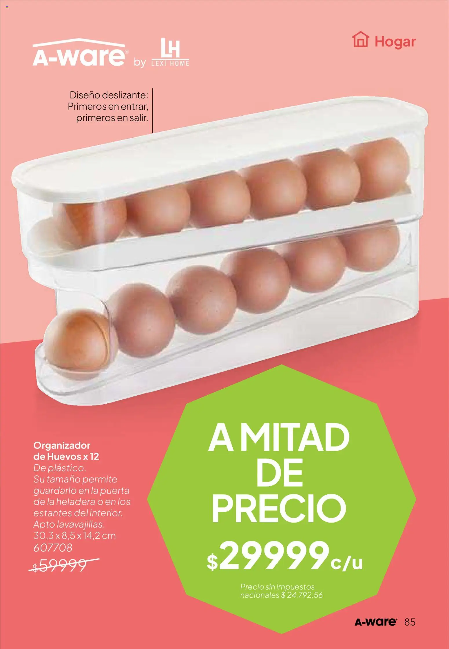 Tupperware Folleto │ válido desde el 09.03.2026 | Página: 86 | Productos: Organizador, Estantes, Heladera, Huevos