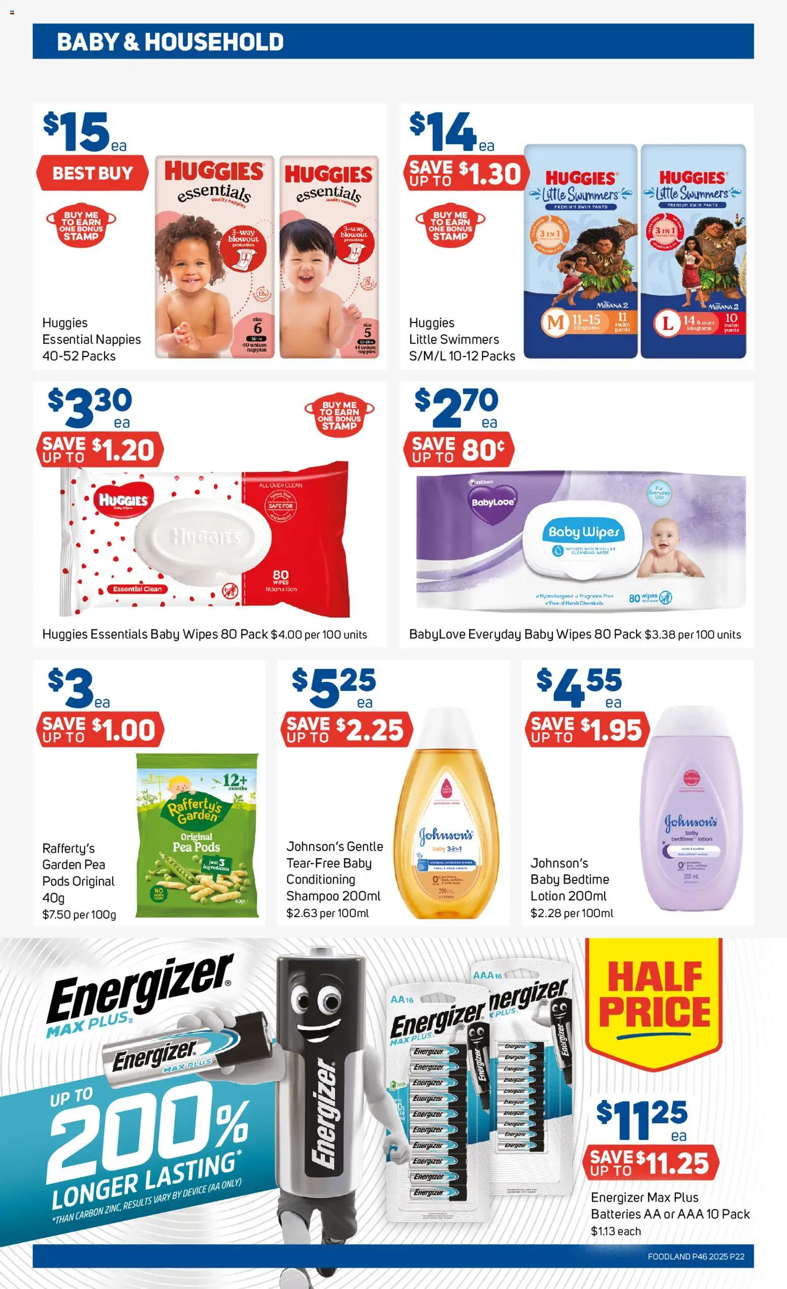 Foodland catalogue - valid from 12.11.2025 | Page: 22 | Products: Fragrance, Lotion, Nappies, Safe