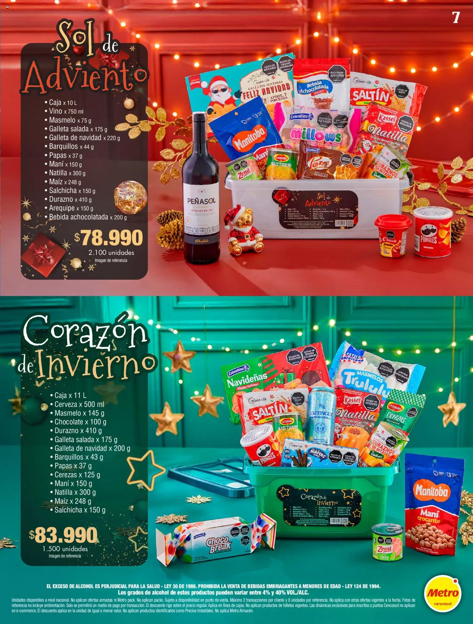 Metro revista - valida desde el 13.11.2025 | Página: 7 | Productos: Mani, Harina, Vino, Cerveza