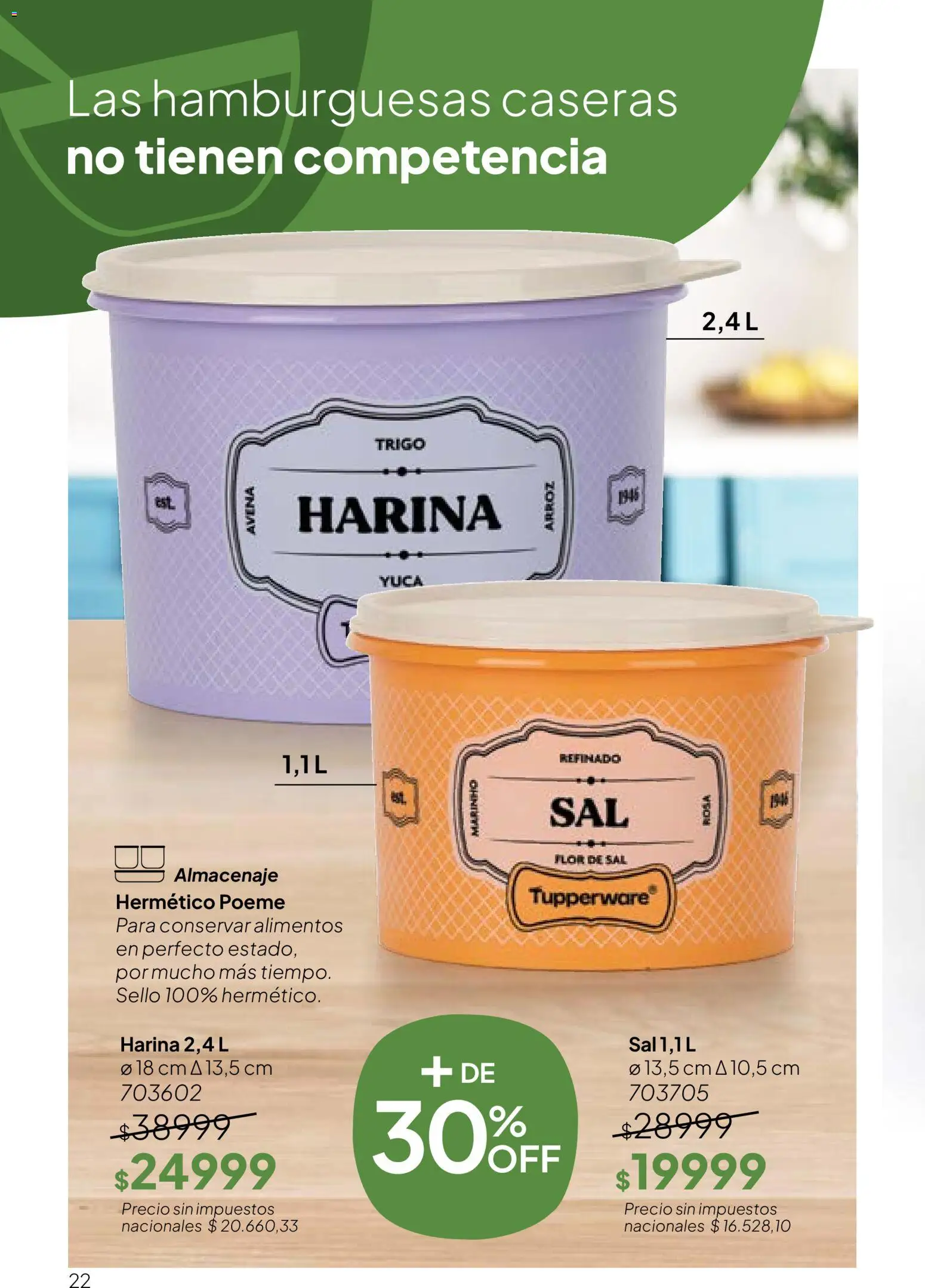 Tupperware Folleto de Campaña 2/2026 │ válido desde el 18.12.2025 | Página: 23 | Productos: Harina, Sal, Avena