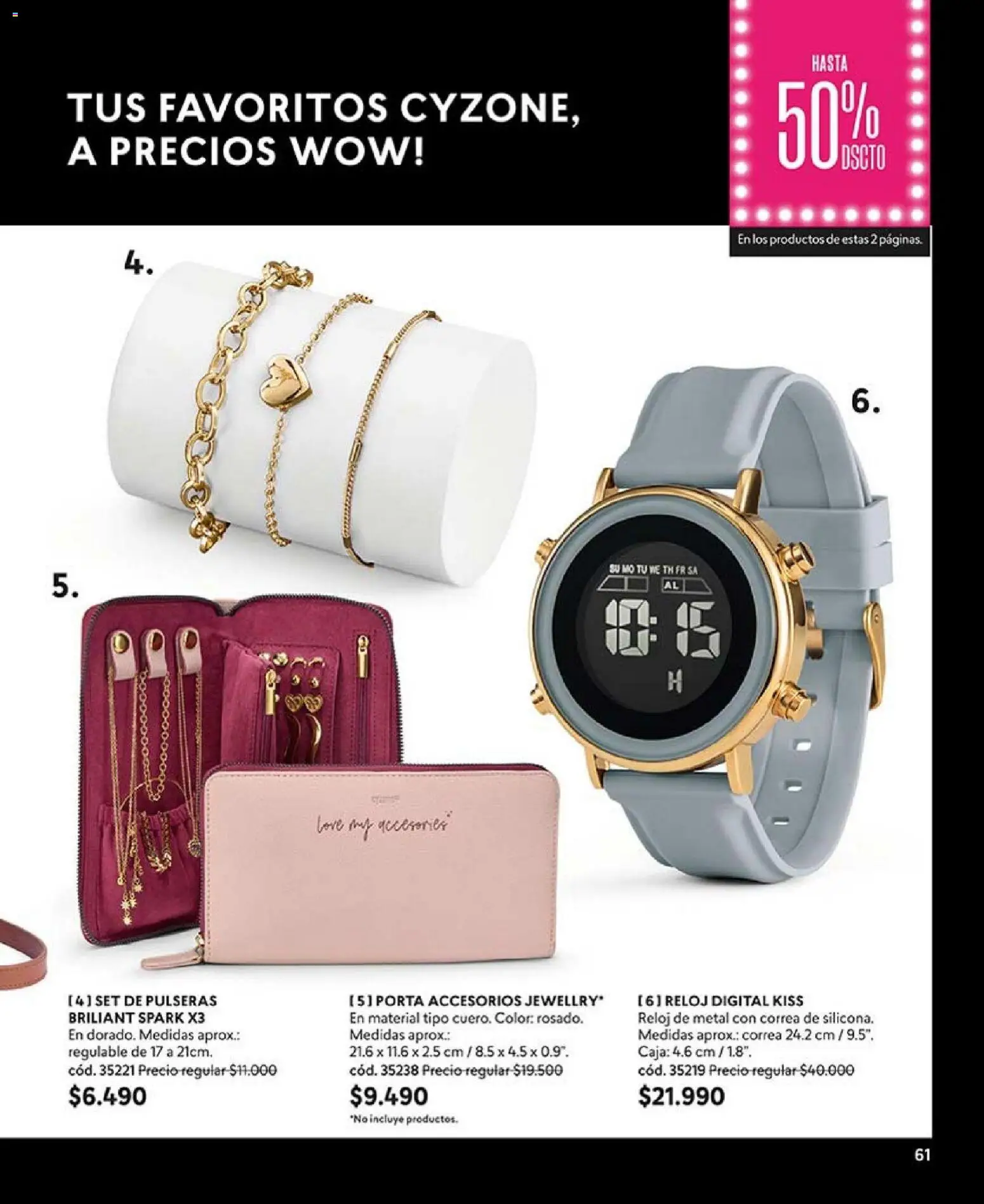 Catálogo CyZone Campaña 2 │ válido desde el 16.01.2026 | Página: 61 | Productos: Caja, Reloj