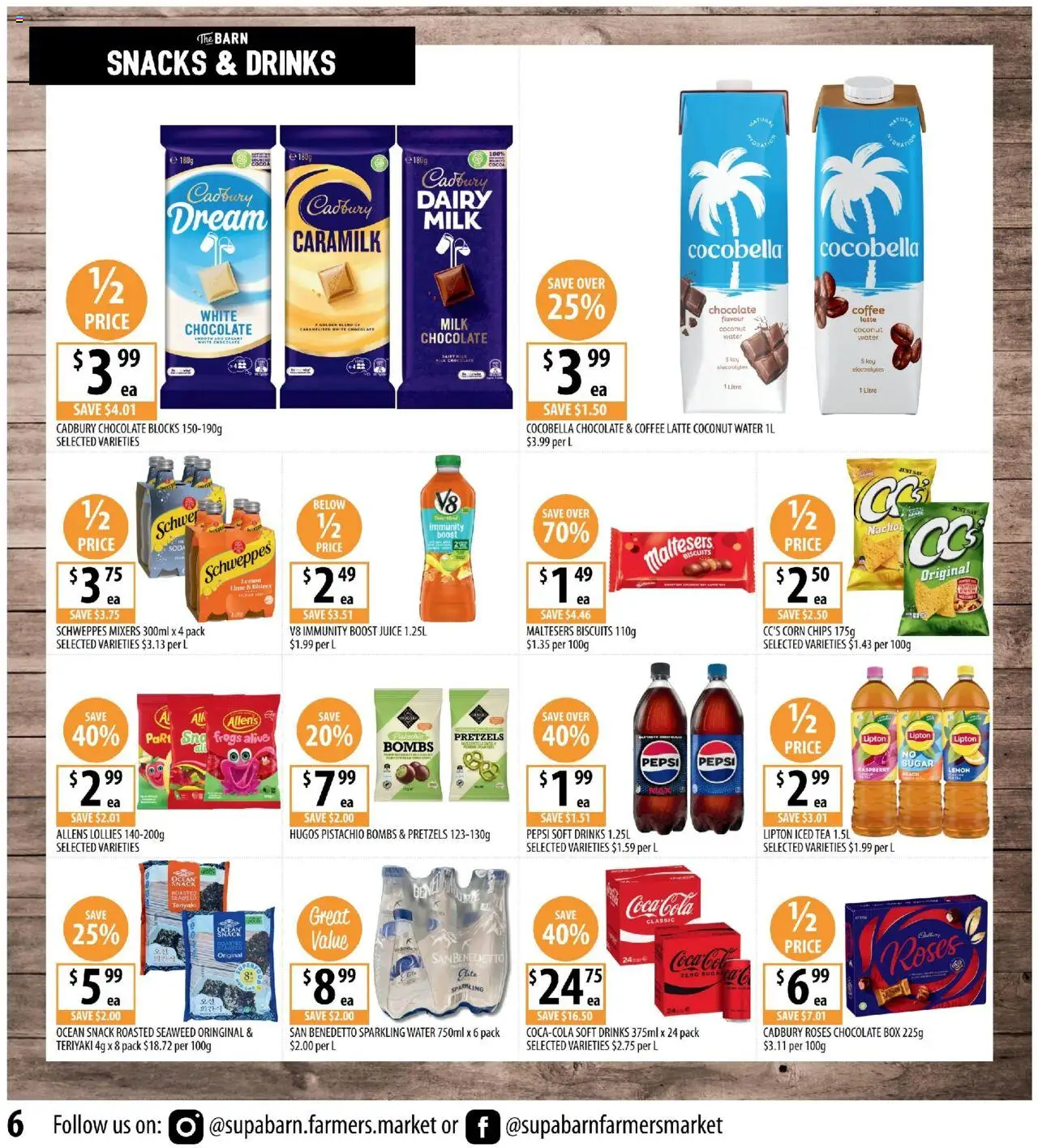 Supabarn catalogue - valid from 20.08.2025 | Page: 6 | Products: Milk, Chocolate, Sugar, Raspberry