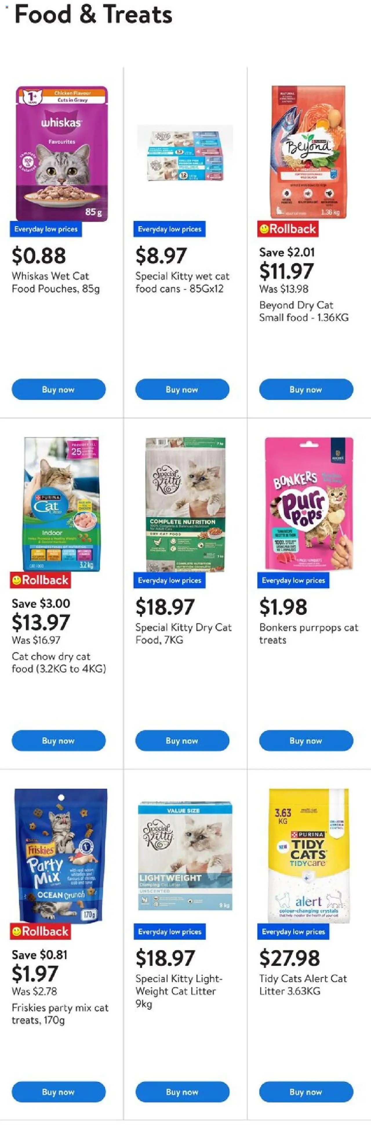 Walmart flyer valid from 07.08.2025 | Page: 4 | Products: Chicken
