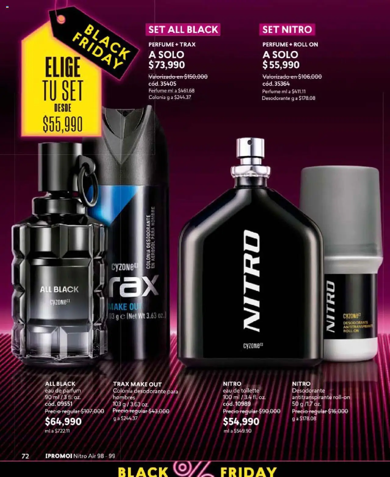 CyZone revista - valida desde el 24.09.2025 | Página: 74 | Productos: Perfume, Eau de toilette, Desodorante, Antitranspirante