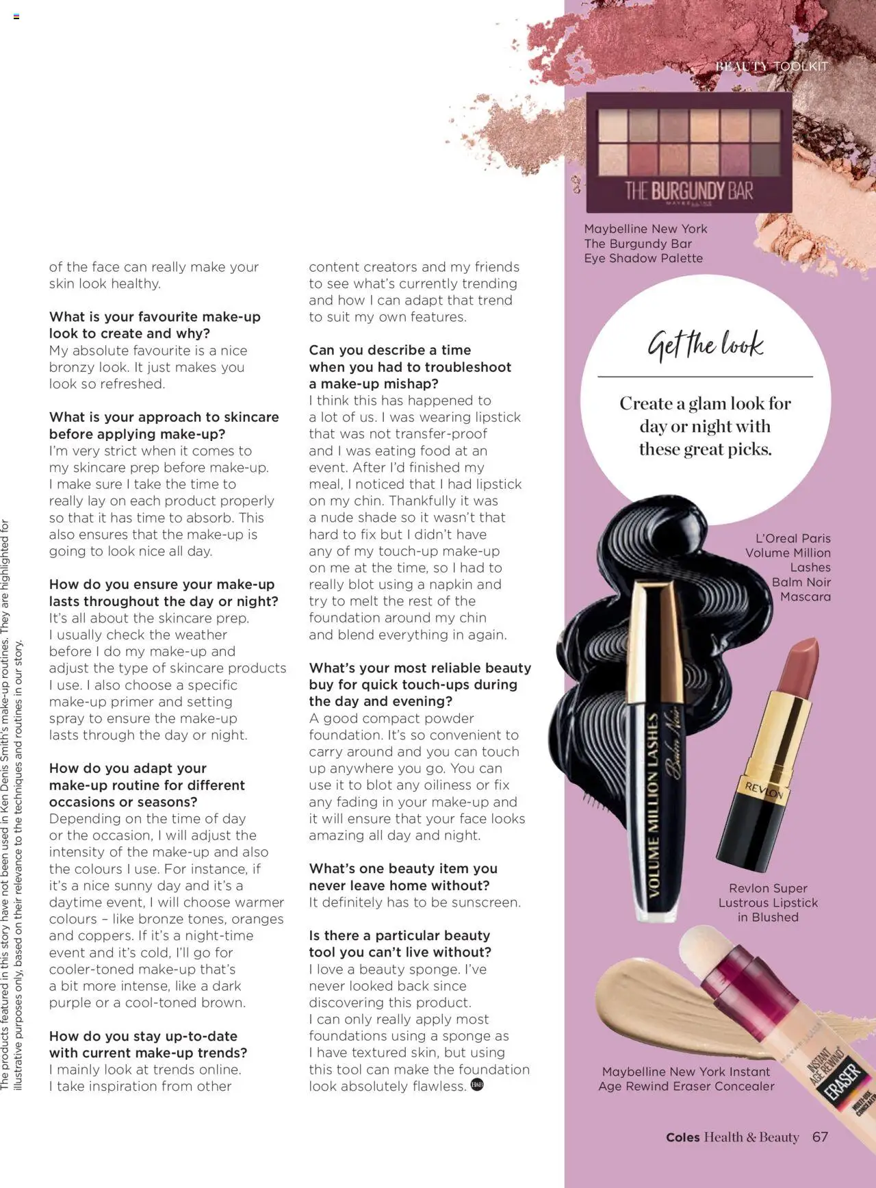 Coles catalogue - valid from 07.10.2024 | Page: 67 | Products: Concealer, Powder, Lipstick, Makeup