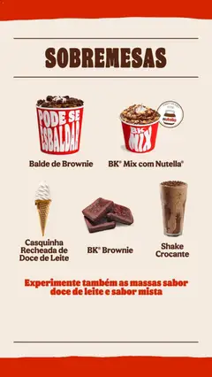 Burger King - Ofertas atuais - Pré-Visualização do folheto da loja Burger King, válido de 07.11.2025 | Página: 8