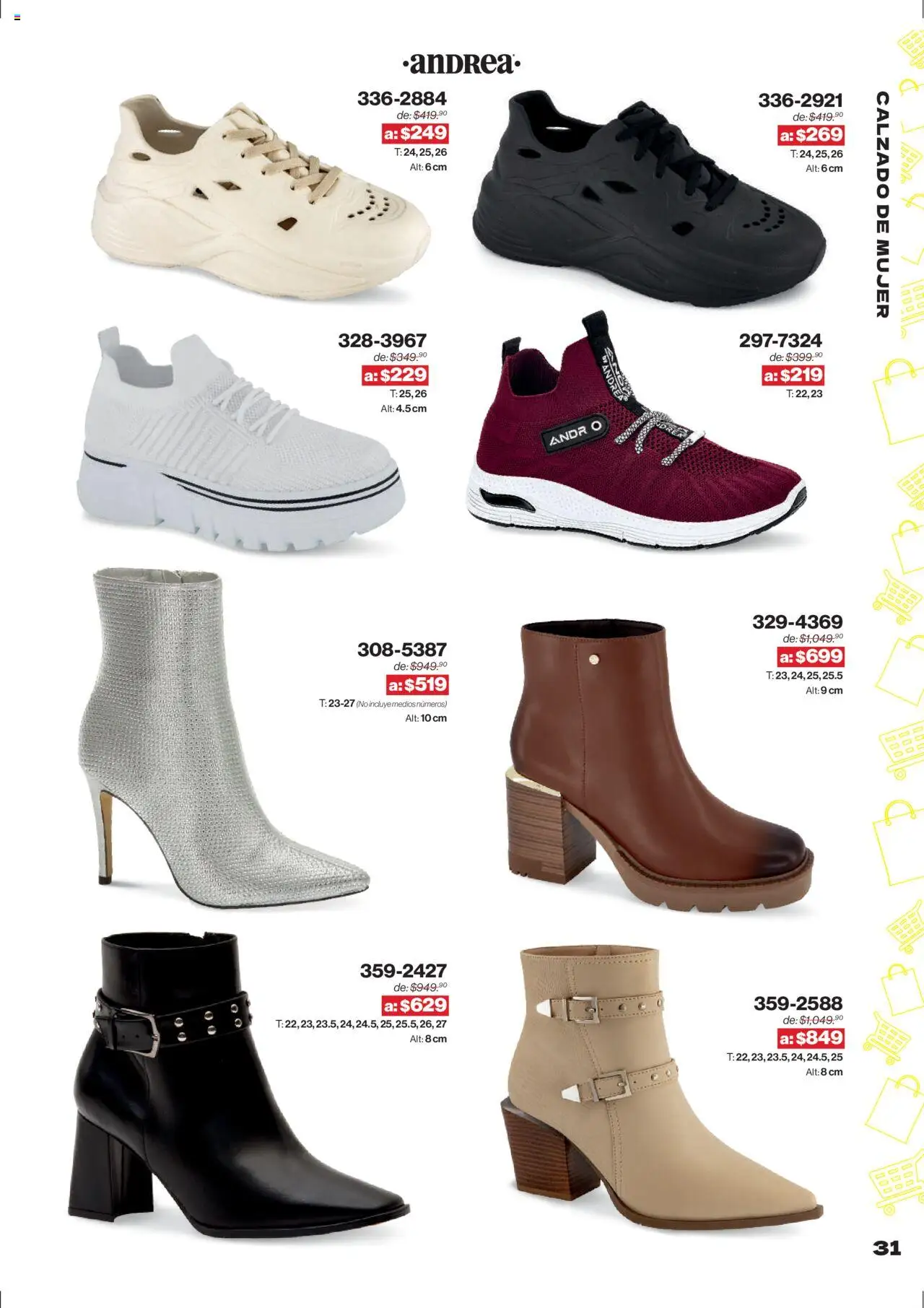 Nuevas ofertas de Andrea válidas en toda la República Mexicana desde el 10.08.2025. ¡Encuentra las mejores ofertas en Andrea - Catálogo Outlet! | Página: 31