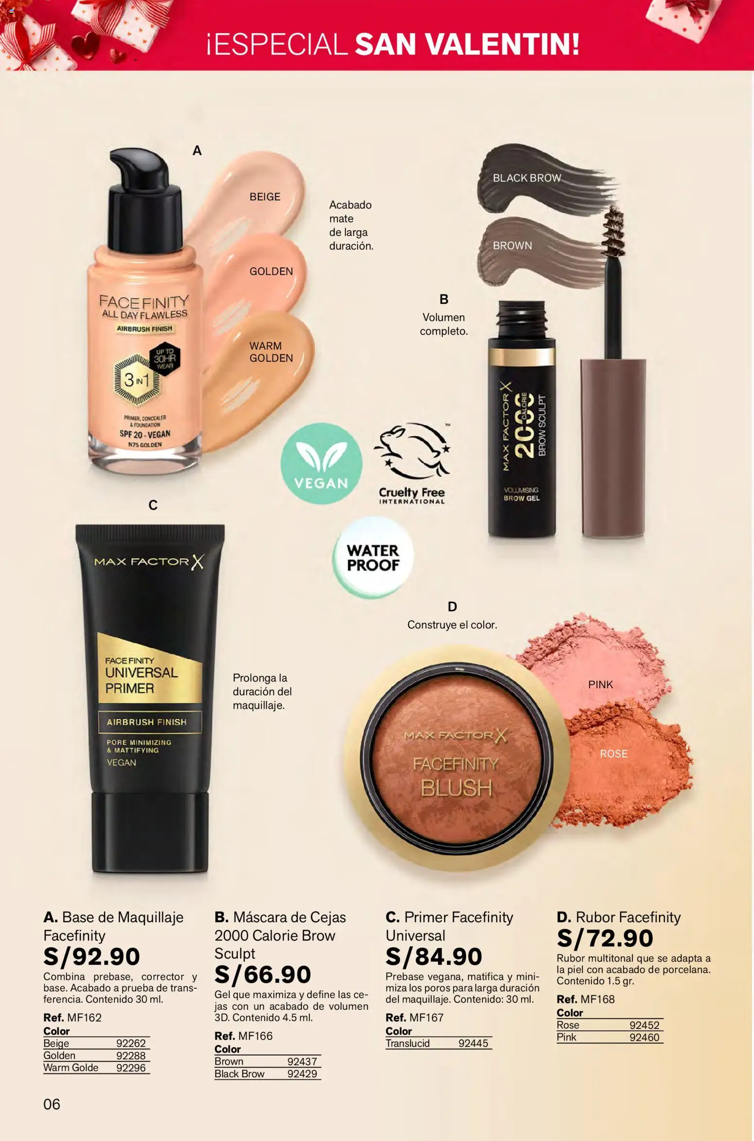 Catálogo Leonisa válido desde 16.01.2026 | Página: 6 | Productos: Máscara, Maquillaje, Corrector, Rubor