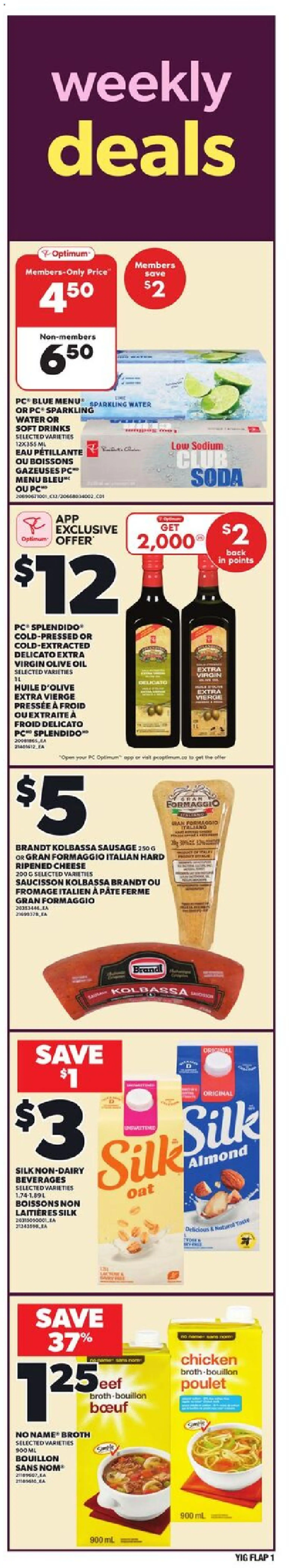 Independent Grocer flyer valid from 06.11.2025 | Page: 1 | Products: PC, Cheese, Oil, Chicken