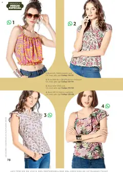 Vista previa de SC Pakar Catálogo Ropa y Accesorios, nuevo folleto de la tienda, válido en México a partir del 24.07.2025 | Página: 78 | Productos: Blusa