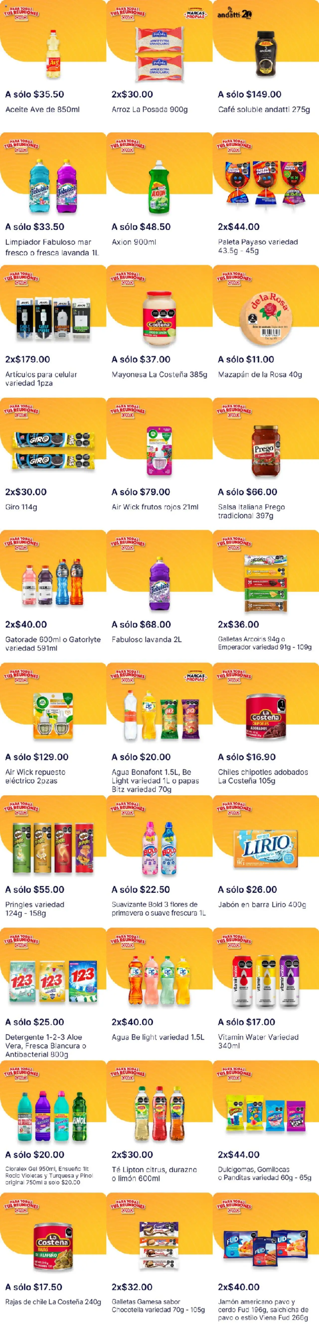 Nuevas ofertas de OXXO válidas en toda la República Mexicana desde el 18.09.2025. ¡Encuentra las mejores ofertas en OXXO - Folleto! | Página: 4 | Productos: Durazno, Aceite, Barra, Té