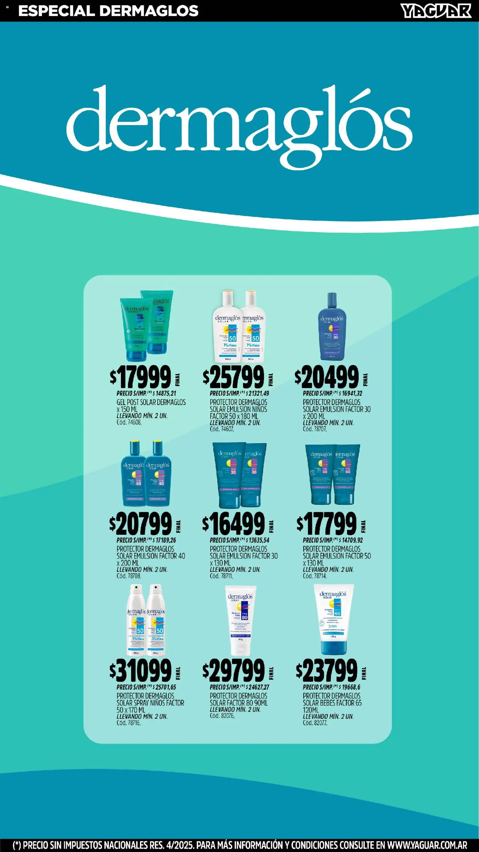 Yaguar - Trelew │ válido desde el 27.10.2025 | Página: 20 | Productos: Emulsión