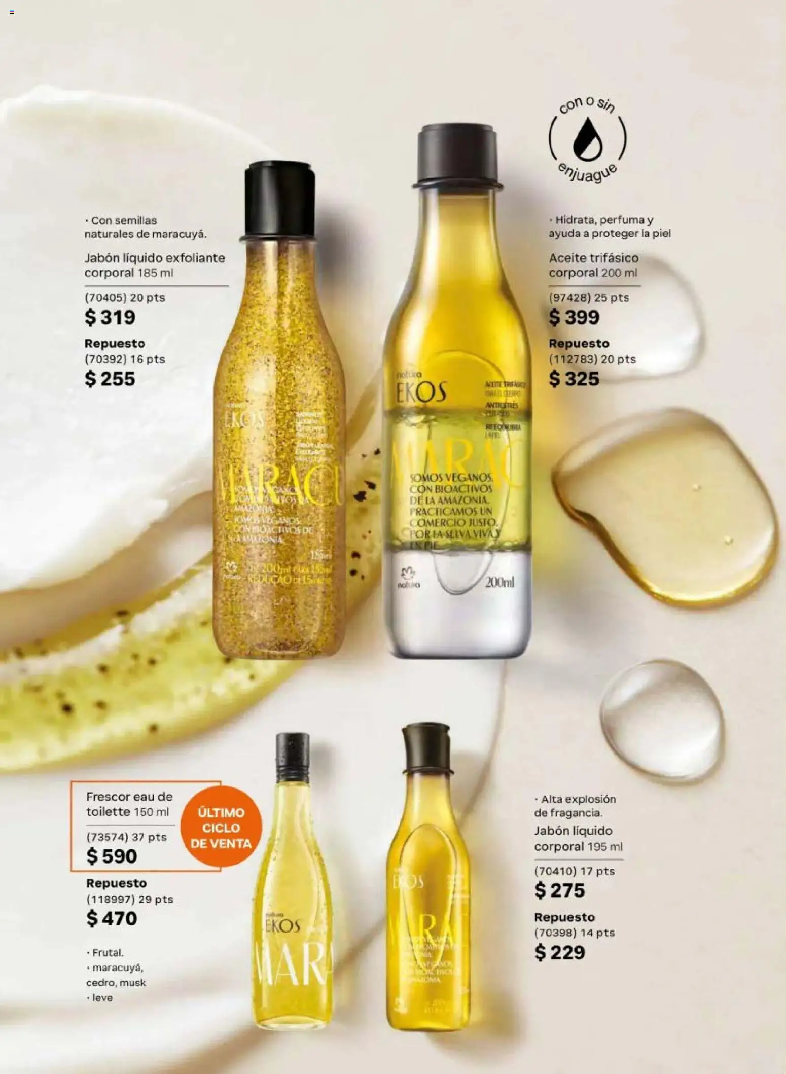 Nuevas ofertas de Natura válidas en toda la República Mexicana desde el 24.04.2026. ¡Encuentra las mejores ofertas en Natura campaña 7 2026! | Página: 114 | Productos: Jabón líquido, Aceite, Semillas, Jabón