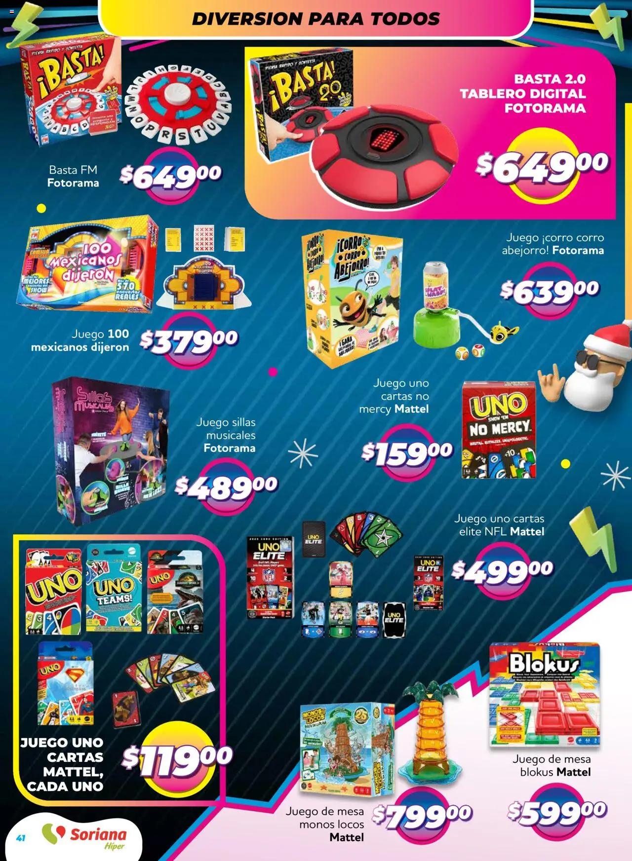 Nuevas ofertas de Soriana válidas en toda la República Mexicana desde el 09.10.2025. ¡Encuentra las mejores ofertas en Soriana - Reino de los Juguetes Súper Nacional! | Página: 40 | Productos: Juego, Mesa