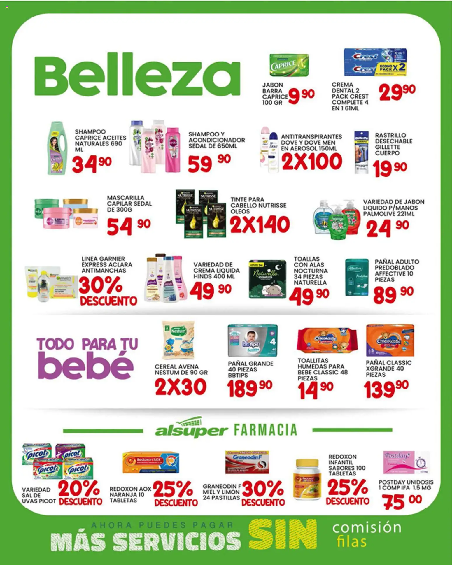 Nuevas ofertas de Alsuper válidas en toda la República Mexicana desde el 06.01.2026. ¡Encuentra las mejores ofertas en Alsuper folleto Laguna! | Página: 4 | Productos: Toallitas húmedas, Tablet, Body, Jabón
