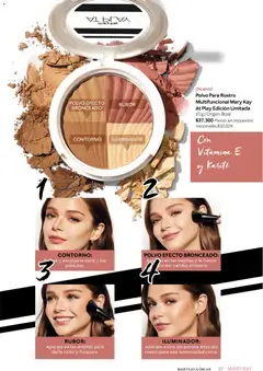 Vista previa Mary Kay catálogo válido desde el 03.12.2025 | Página: 27 | Productos: Sobre, Iluminador, Rubor, Contorno