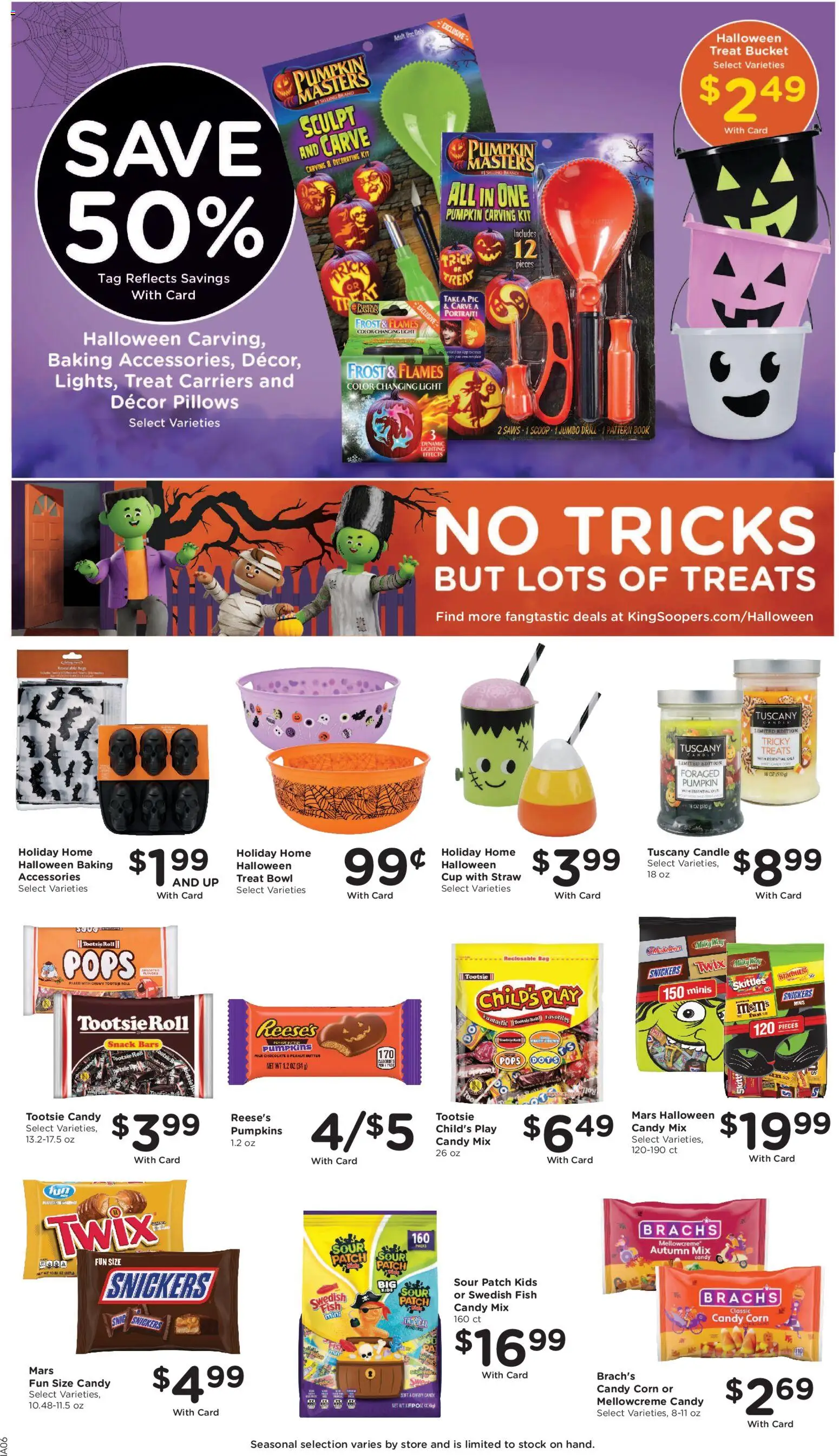 King Soopers Weekly Ad - valid from 29.10.2025 | Page: 4 | Products: Butter, Fish, Pumpkin, Bag