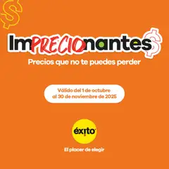 Éxito - Promociones -  Vista previa de la revista de la tienda Éxito valido desde el 01.11.2025