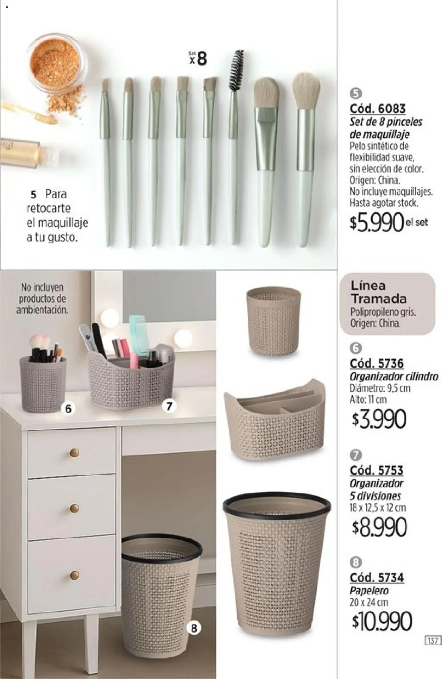 Amodil - Campaña 18/2025 │ válido desde el 30.11.2025 | Página: 137 | Productos: Organizador, Maquillaje