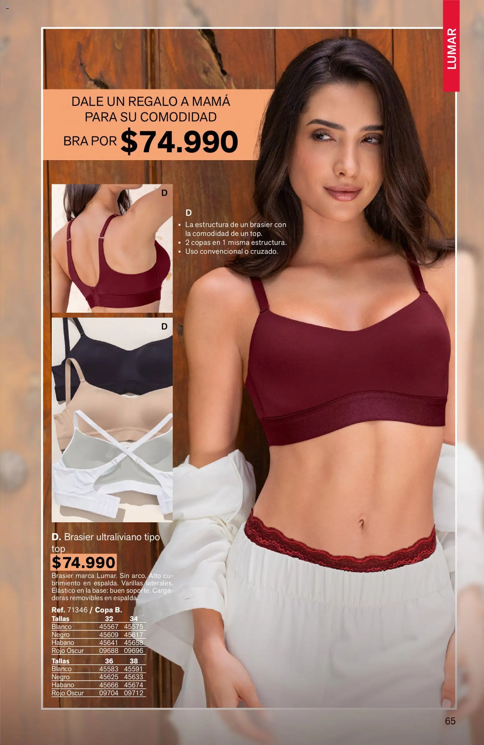 Leonisa revista - valida desde el 03.04.2026 | Página: 65 | Productos: Brasier