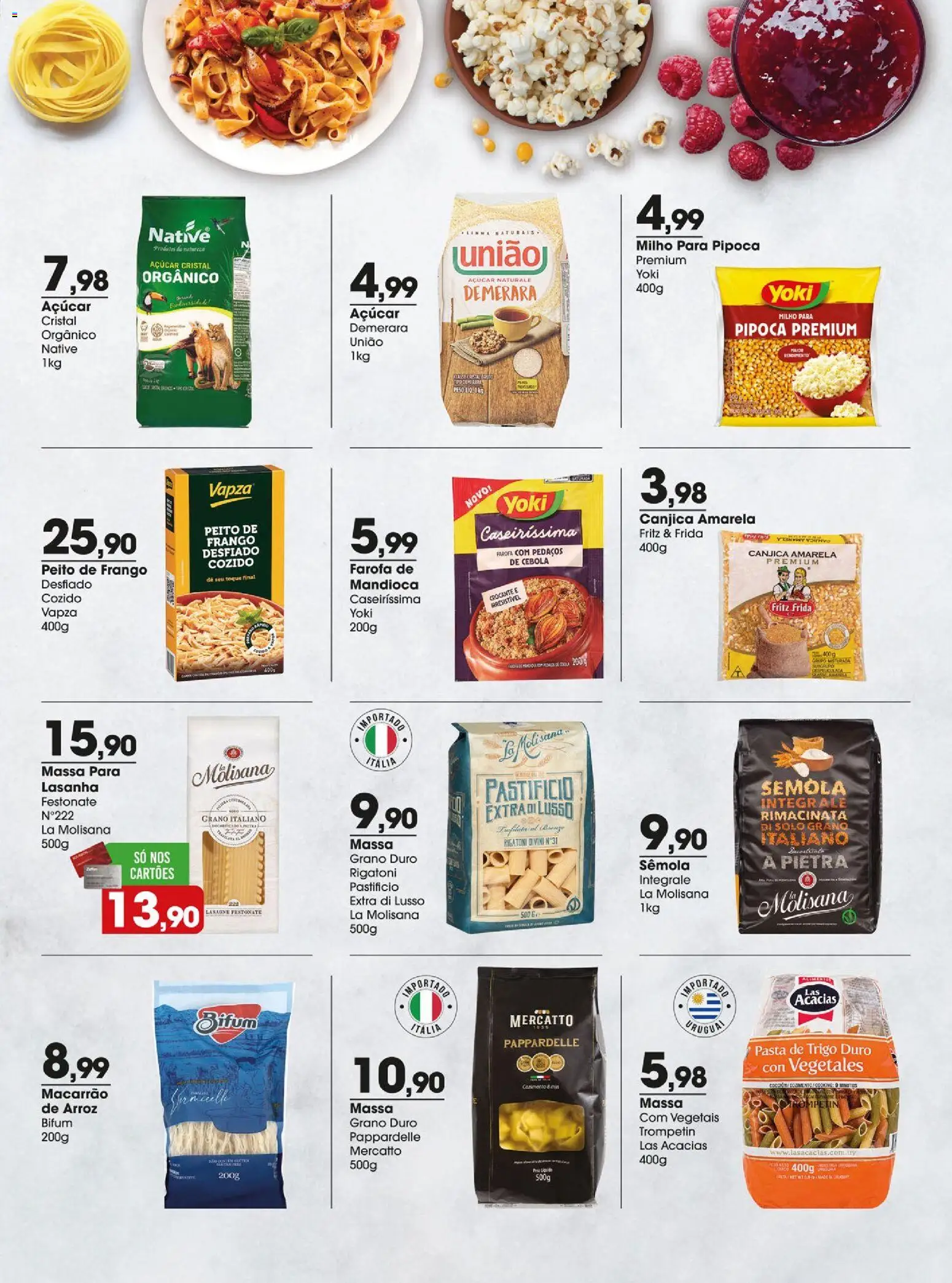 Zaffari Folheto - válido de 28.04.2026 | Página: 5 | Produtos: Cebola, Lasanha, Açúcar, Peito de frango