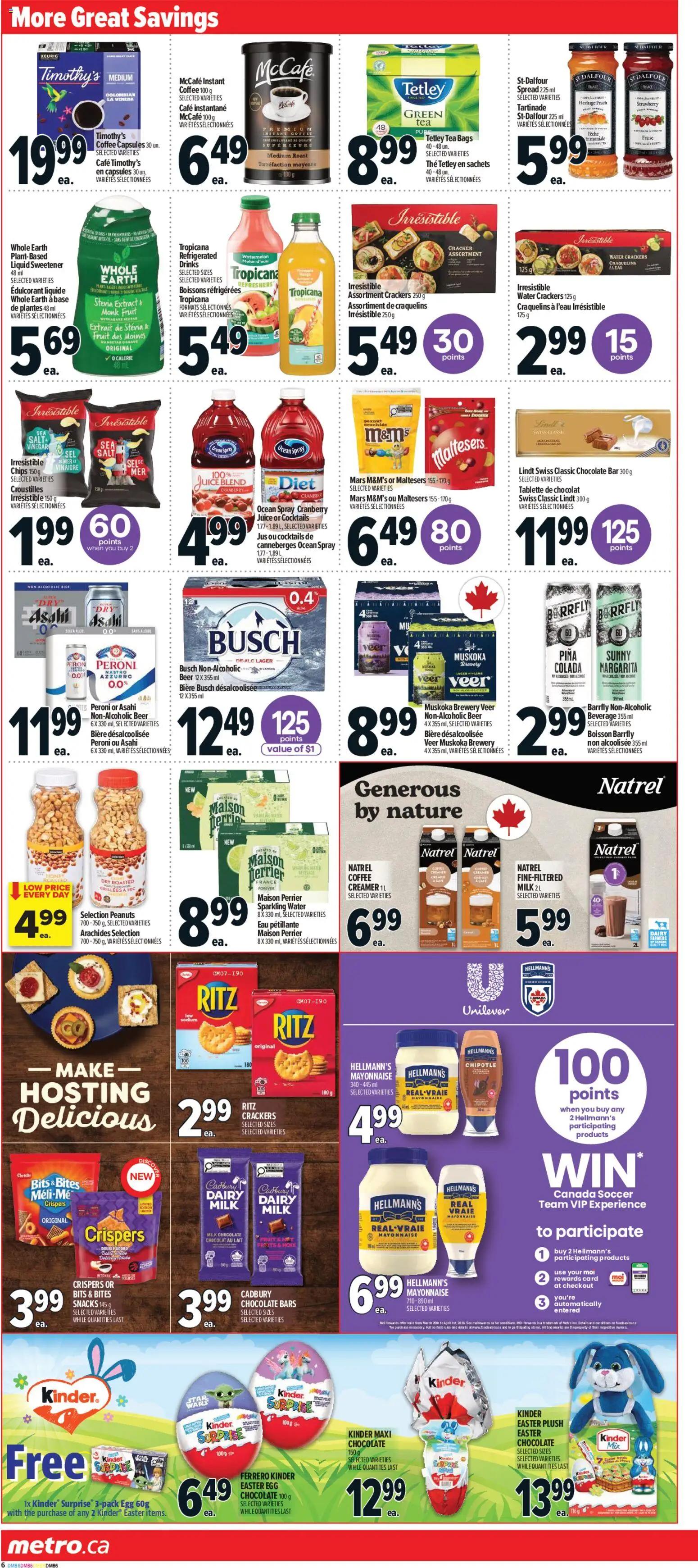 Metro flyer valid from 26.03.2026 | Page: 17 | Products: Tea, Milk, Chocolate, Beer