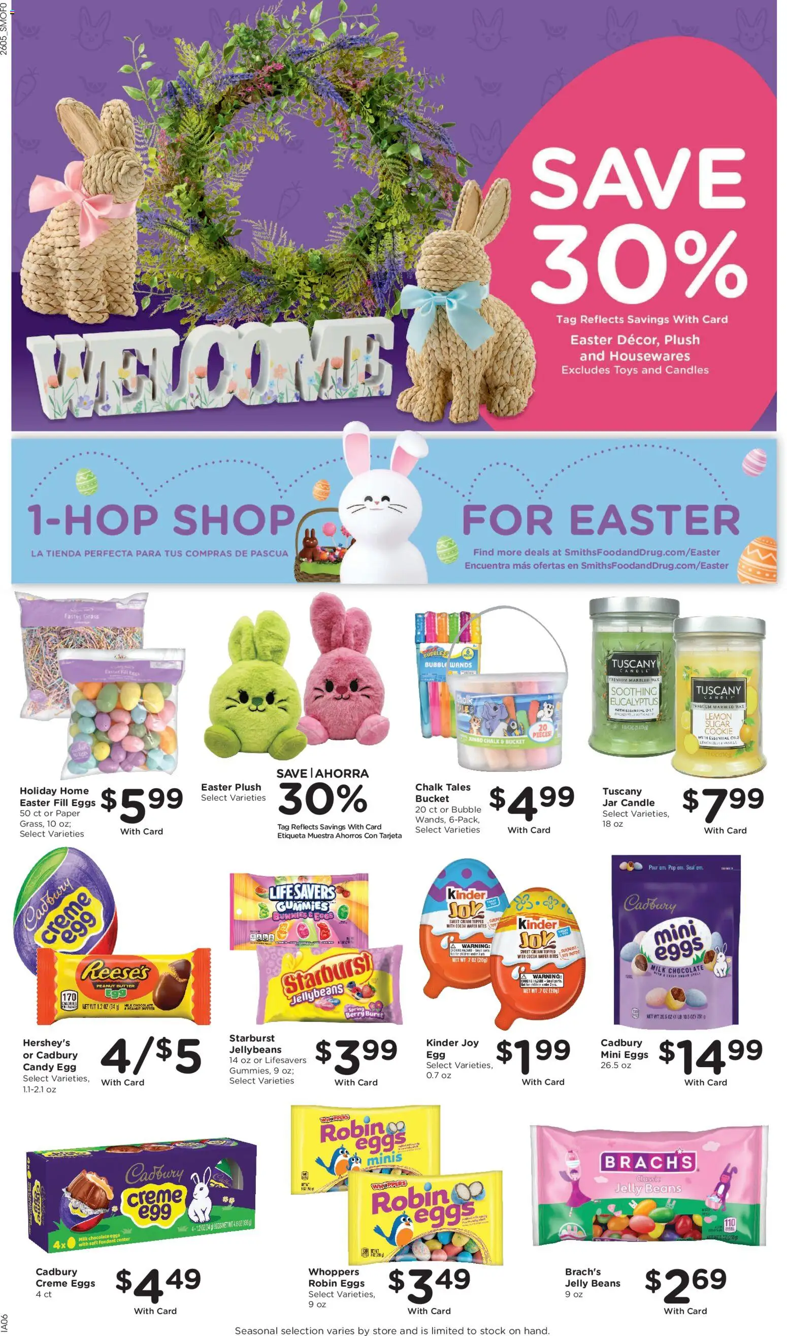Smith's Weekly Ad - ID - valid from 04.03.2026 | Page: 12 | Products: Chocolate, Cream, Sugar, Lemon