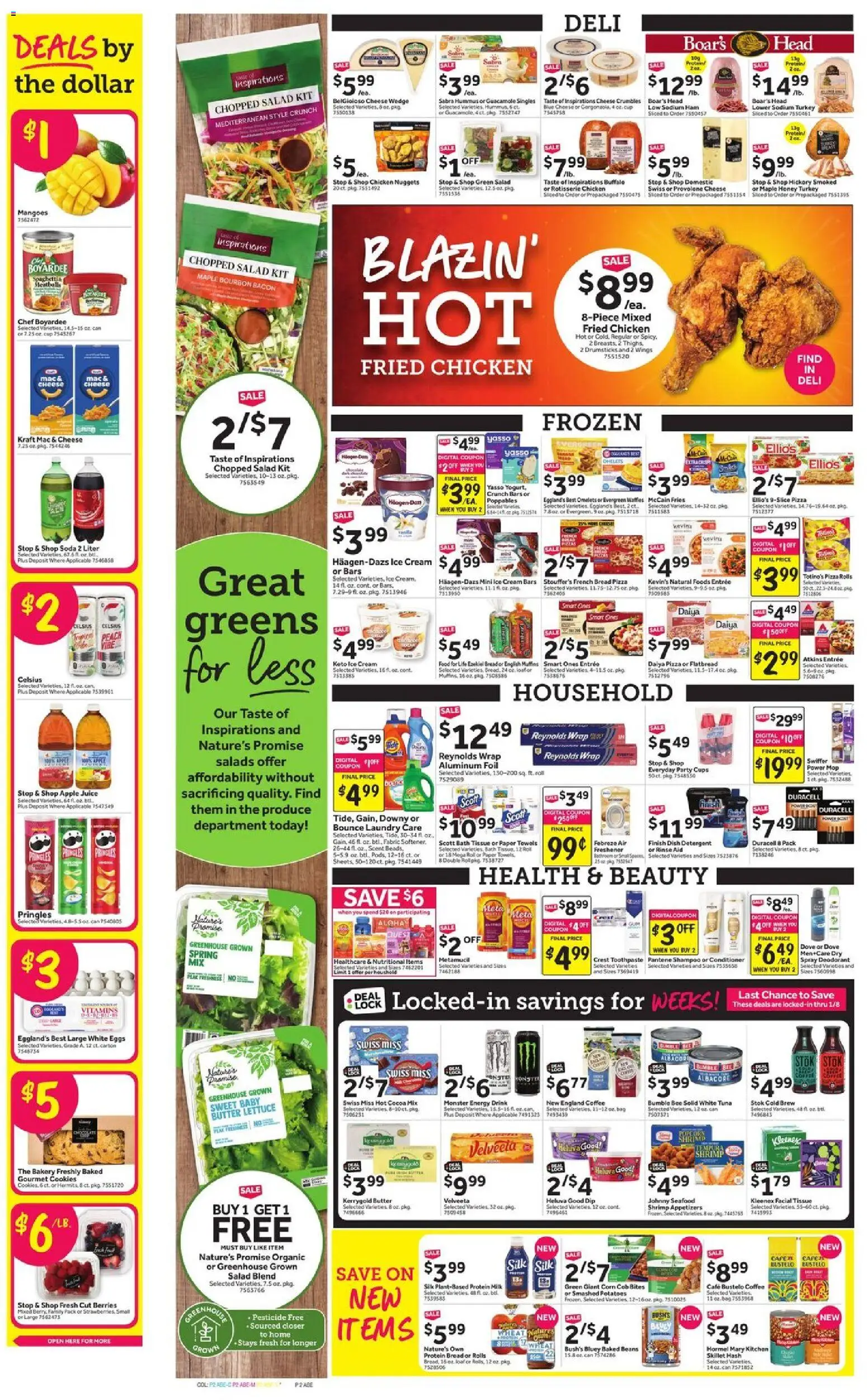Stop & Shop Weekly Circular - CT - valid from 02.01.2026 | Page: 3 | Products: Eggs, Toothpaste, Potatoes, Greens