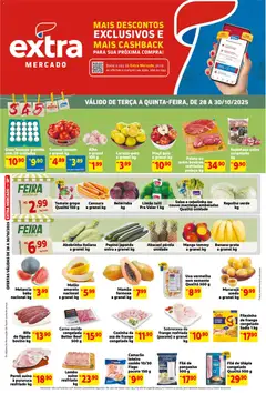 Extra - Ofertas de Mercado Terça e Quinta - Pré-Visualização do folheto da loja Extra, válido de 28.10.2025