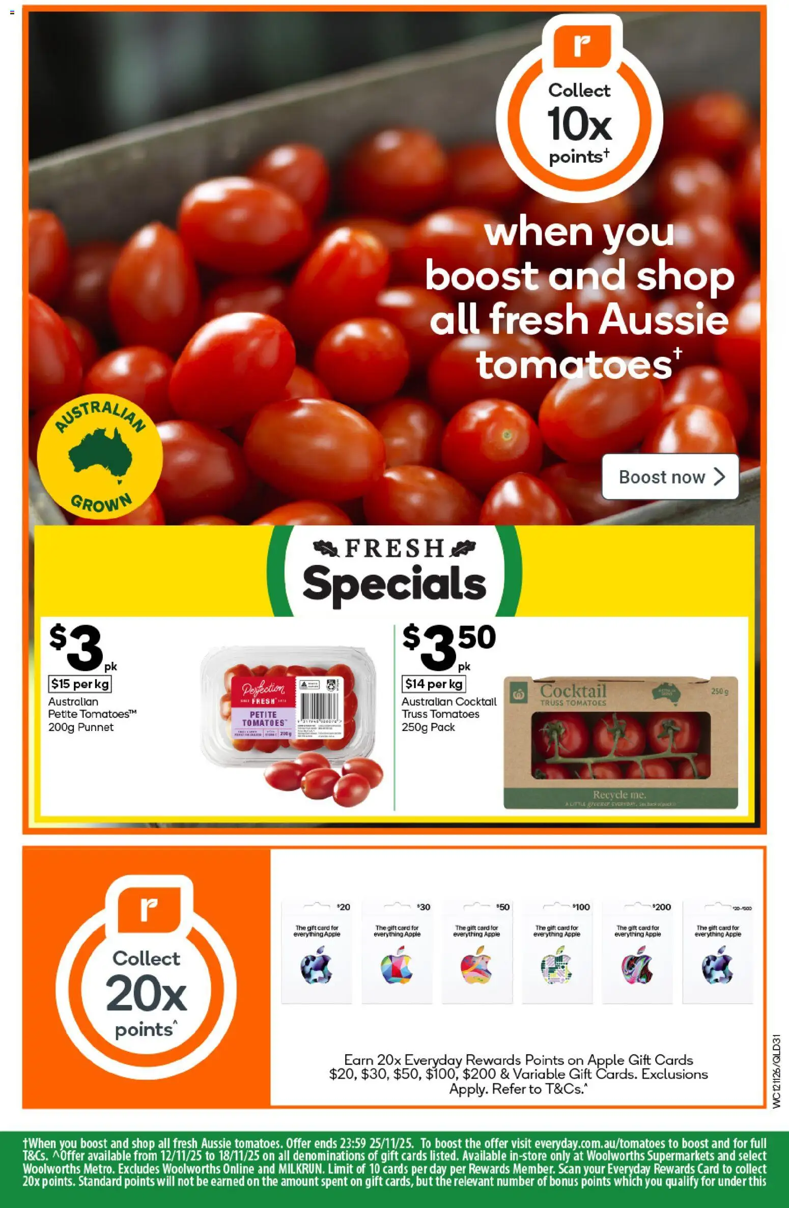 Woolworths catalogue - valid from 12.11.2025 | Page: 31 | Products: Tomatoes