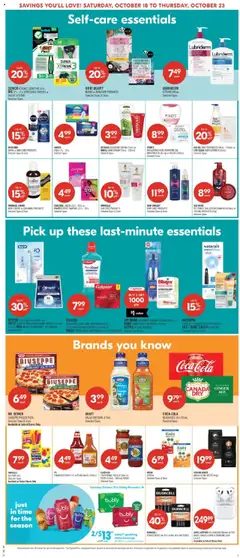 Preview of Shoppers weekly flyer / circulaire from shop Shoppers valid from 18.10.2025 | Page: 22