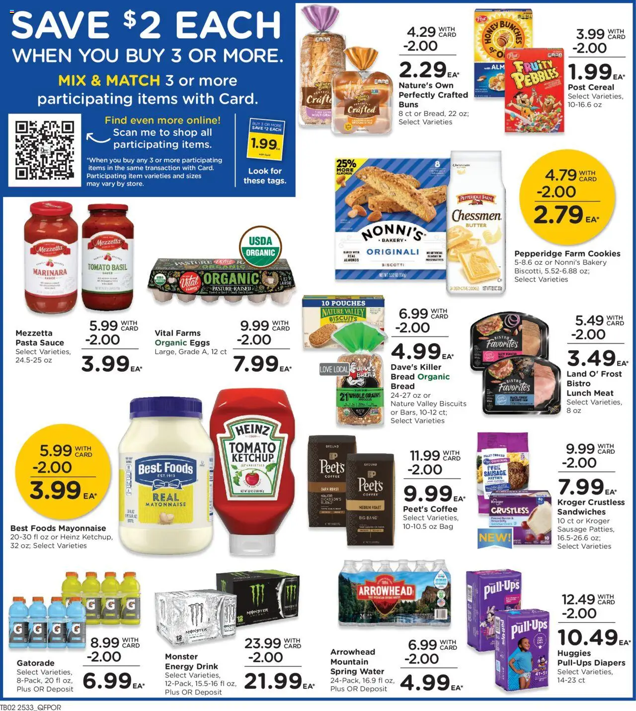 QFC Weekly Ad - OR - valid from 17.09.2025 | Page: 4 | Products: Bakery, Eggs, Mayonnaise, Bag