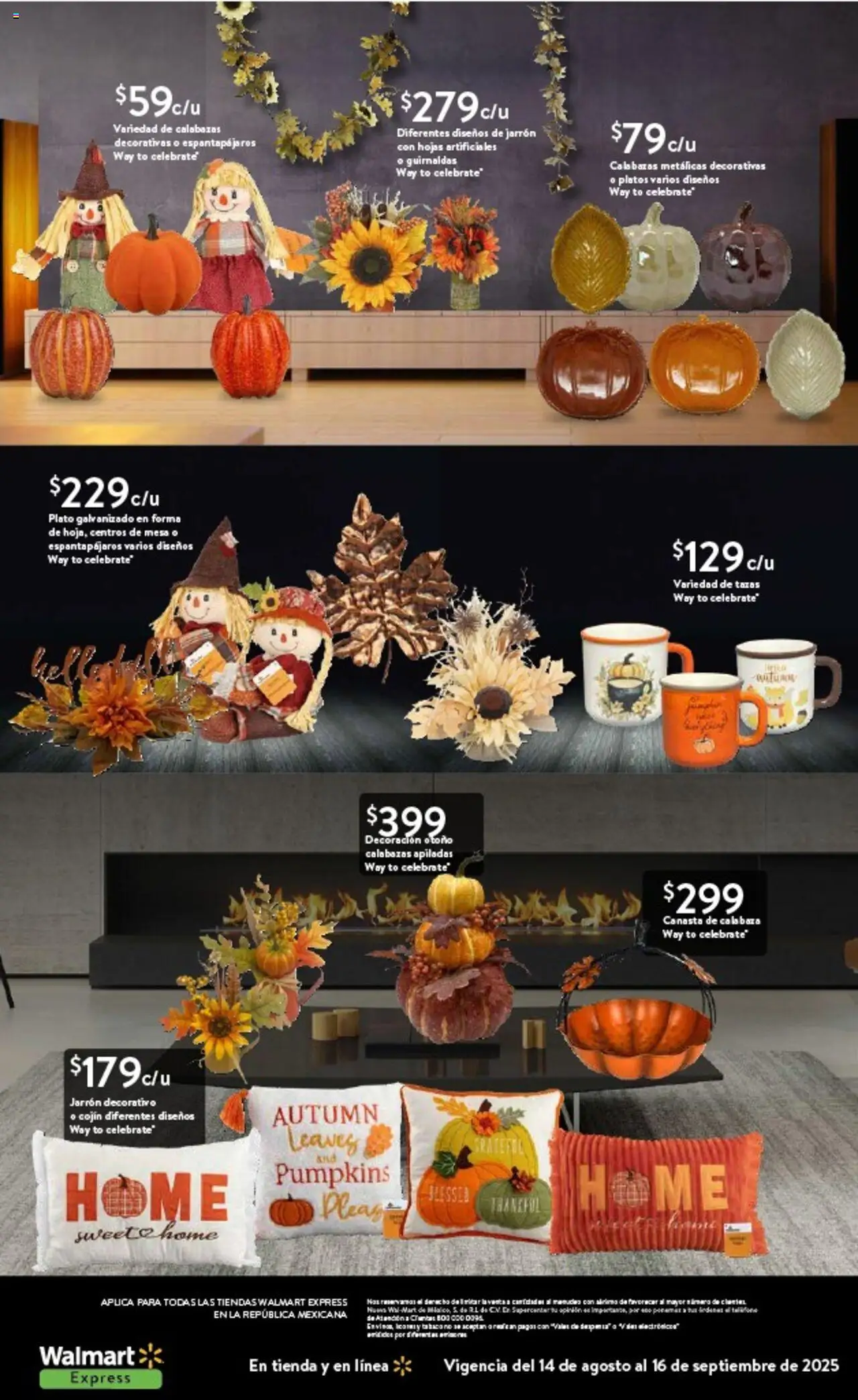 Nuevas ofertas de Walmart Express válidas en toda la República Mexicana desde el 14.08.2025. ¡Encuentra las mejores ofertas en Walmart Express - Folleto! | Página: 23 | Productos: Mesa, Canasta