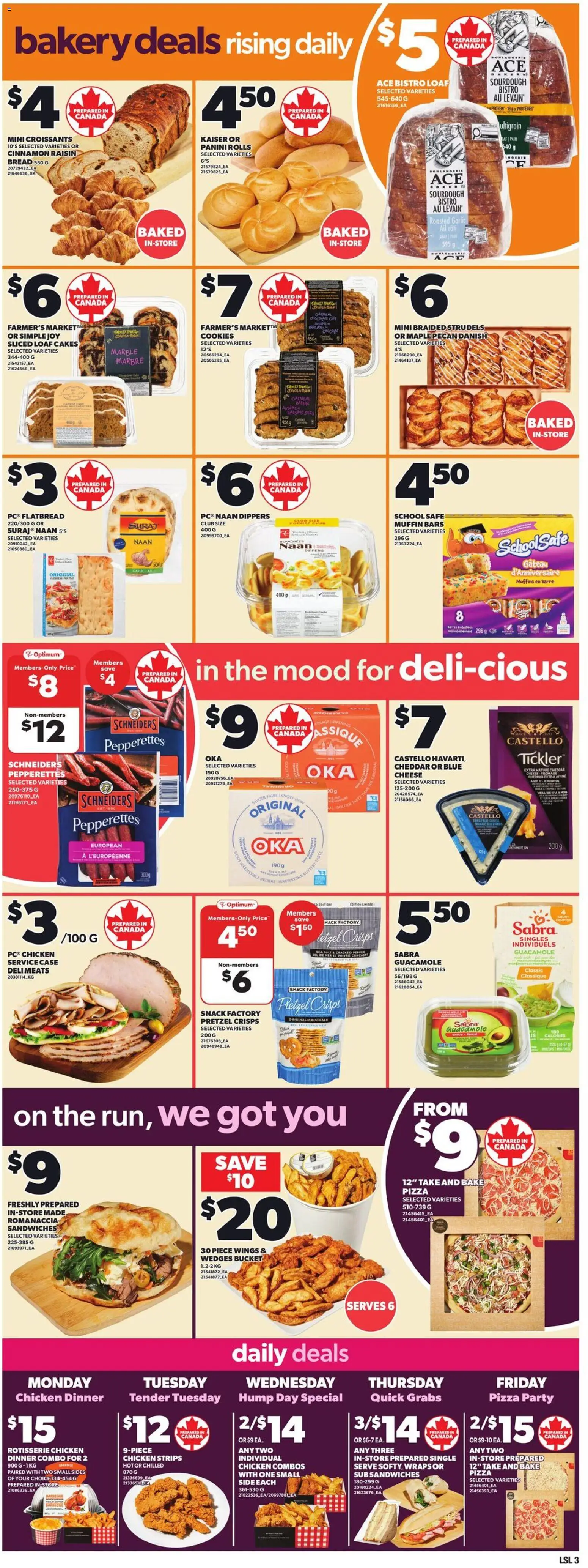 Loblaws flyer valid from 08.01.2026 | Page: 6 | Products: PC, Bakery, Chocolate, Chicken