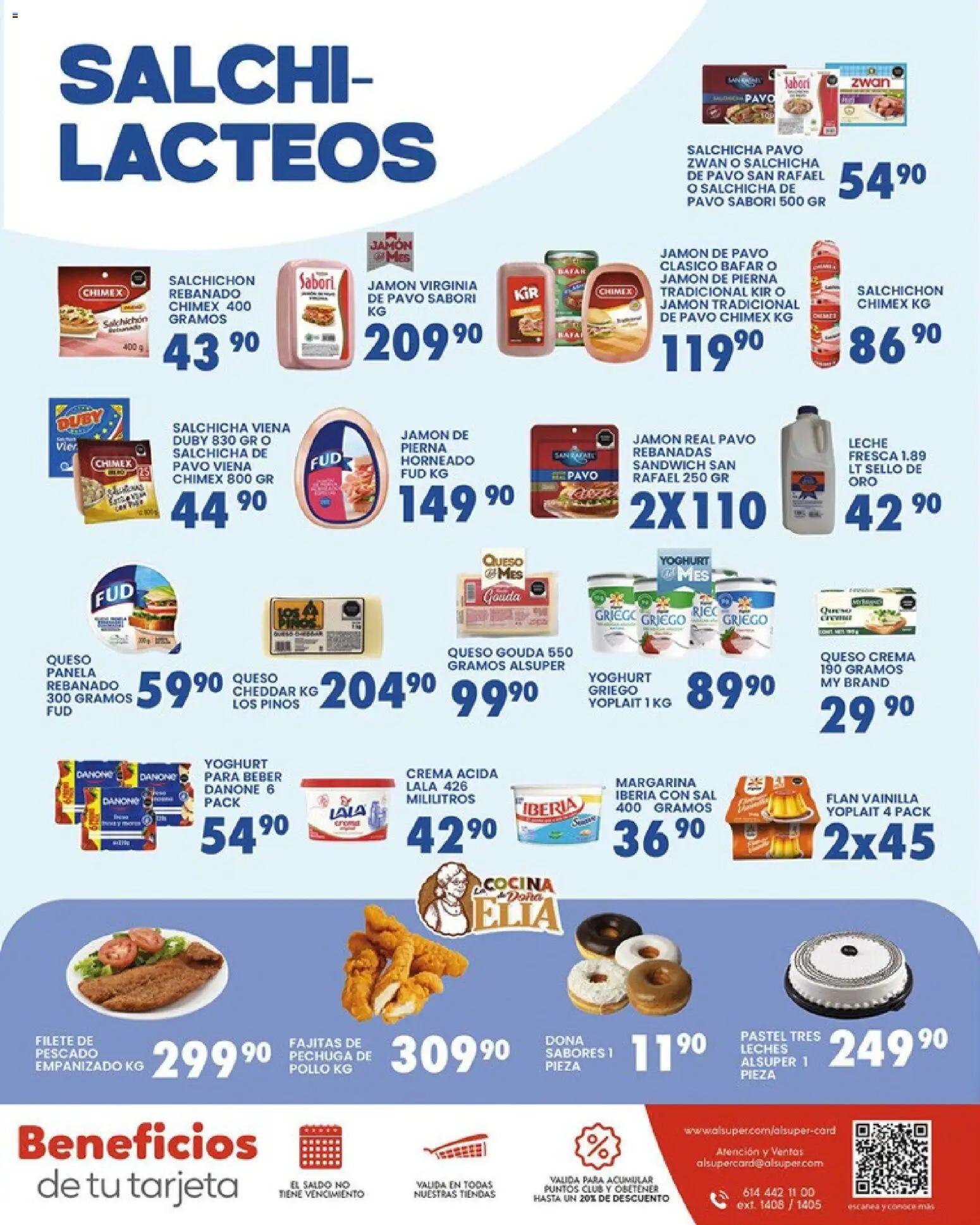 Nuevas ofertas de Alsuper válidas en toda la República Mexicana desde el 17.02.2026. ¡Encuentra las mejores ofertas en Alsuper folleto! | Página: 7 | Productos: Queso crema, Leche, Pastel, Cocina