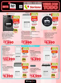 Vista previa de Soriana Buen Fin , nuevo folleto de la tienda, válido en México a partir del 13.11.2025 | Página: 22