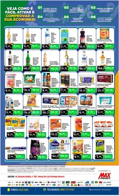 Max Atacadista Folheto - válido de 23.07.2025 | Página: 2 | Produtos: Licor, Manteiga, Suco, Vodka